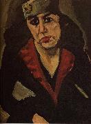 Chaim Soutine La Russe (Portait de Femme) oil on canvas